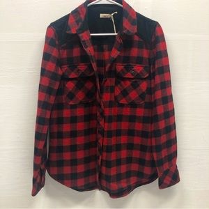 Faherty buffalo check flannel shirt, NWT 218